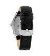 Мъжки кварцов часовник в черно и сребристо със знак $-1 снимка