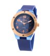 Кварцов часовник в синьо и златисто с аналогов дисплей-0 снимка