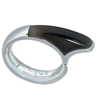 Сребрист дамски пръстен с нестандартен дизайн снимка