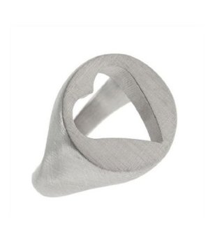 Дамски пръстен със сърцевидна форма снимка