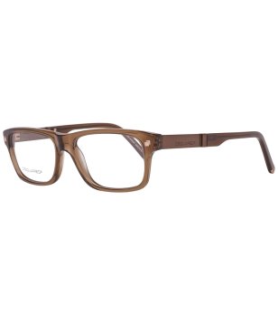Мъжки правоъгълни рамки за очила в кафяво снимка
