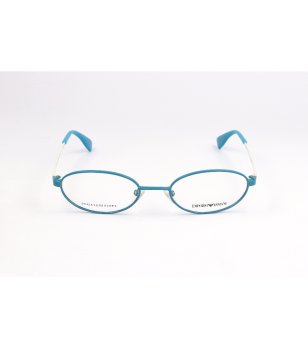 Дамски овални рамки за очила в синьо снимка