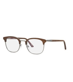 Мъжки рамки за очила в кафяво и сребристо снимка