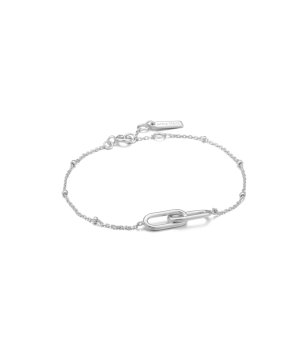 Дамска гривна в сребристо снимка