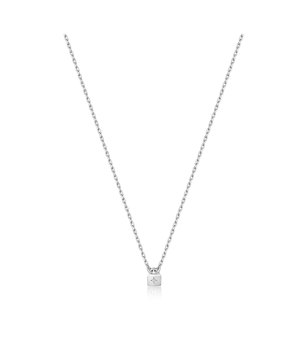 Дамско колие в сребристо снимка