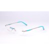 Дамски рамки за очила със сини детайли-1 снимка