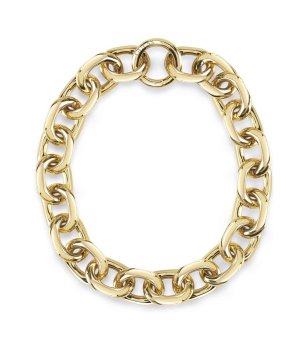 Дамско златисто колие снимка