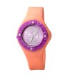 Дамски часовник в оранжево и лилаво-0 снимка