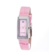 Дамски часовник с кристали в розов цвят-0 снимка