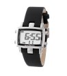Мъжки кварцов дигитален часовник с черна верижка-0 снимка