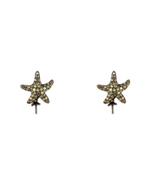 Обеци звезди с цирконии снимка