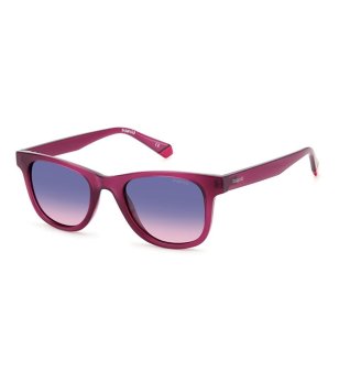 Мъжки слънчеви очила Wayfarer в нюанс на бордо снимка