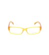Правоъгълни жълти рамки за очила-0 снимка
