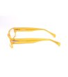 Мъжки правоъгълни рамки за очила в жълто-2 снимка