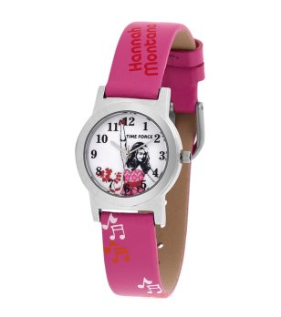 Детски ръчен часовник в сребристо и розово Hannah Montana снимка