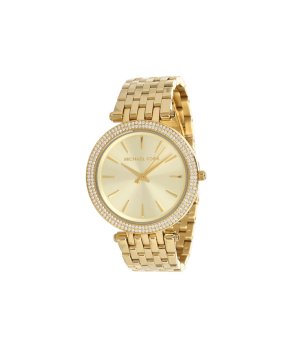 Дамски аналогов часовник в златисто снимка