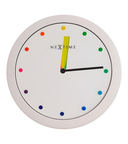 Кръгъл стенен часовник снимка