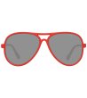 Червени слънчеви очила авиатор-1 снимка