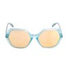 Дамски слънчеви очила с прозрачна светлосиня рамка-1 снимка