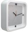 Бял стенен часовник с аларма-1 снимка