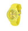 Унисекс аналогов часовник в жълто-0 снимка
