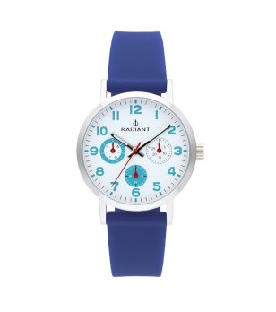 Аналогов мъжки часовник Funtime в синьо и сребристо снимка