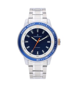 Сребрист мъжки часовник с верижка DAX снимка