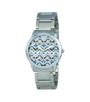 Аналогов дамски часовник в сребристо снимка