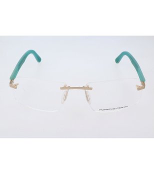 Диоптрични рамки глазант с дръжки в тюркоаз снимка