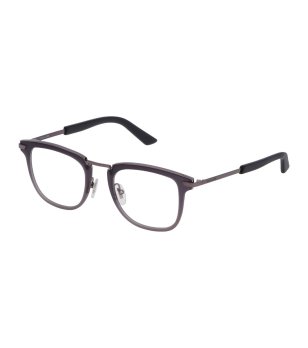Мъжки правоъгълни рамки за очила в цвят графит и сиво снимка