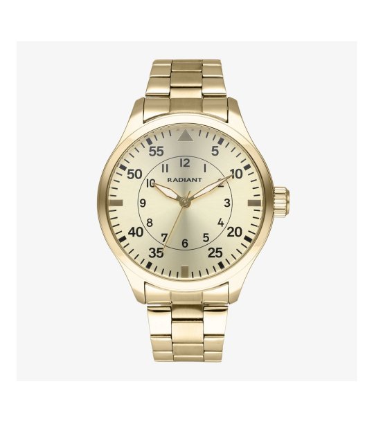 Мъжки аналогов златист часовник снимка