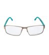 Мъжки метални рамки за очила с дръжки в зелено-0 снимка