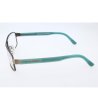 Мъжки метални рамки за очила с дръжки в зелено-2 снимка