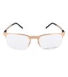 Мъжки полурамки за очила в златисто-0 снимка