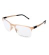 Мъжки полурамки за очила в златисто-1 снимка