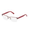 Червени рамки за очила-0 снимка
