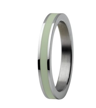 Дамски пръстен със светеща лента размер 8 снимка