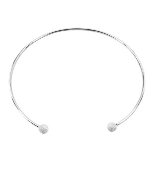 Дамска сребриста гривна с цирконии снимка