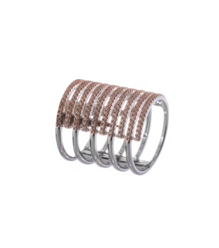 Елегантен дамски пръстен размер 58 снимка