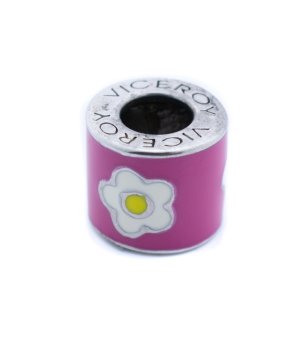 Талисман за гривна в циклама с флорален мотив снимка