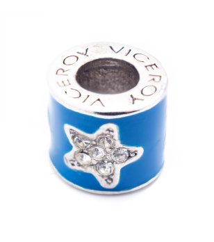 Талисман в синьо със звезда с камъчета снимка