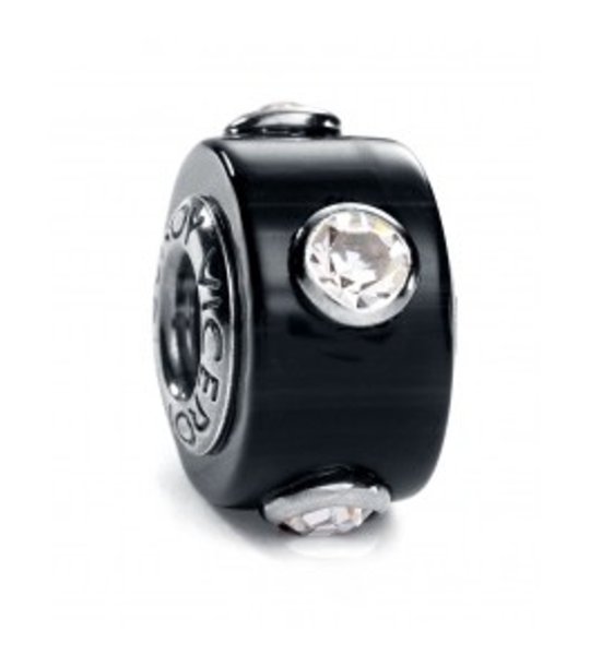 Черен талисман  с кристали снимка