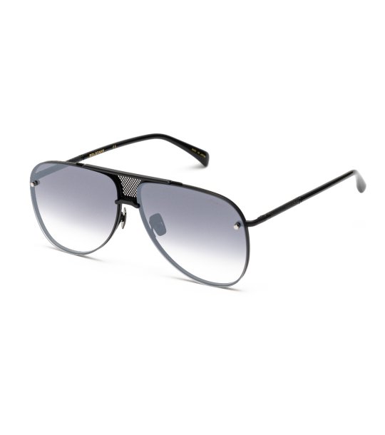 Мъжки слънчеви очила авиатор с черна титаниева рамка снимка
