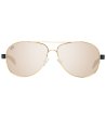 Унисекс слънчеви очила със златиста рамка-1 снимка