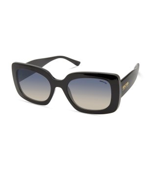 Дамски слънчеви очила с черна рамка снимка