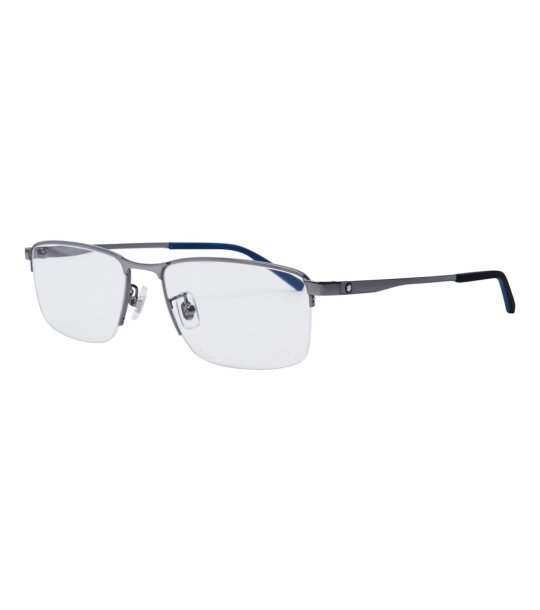 Мъжки полурамки за очила в сребристо снимка