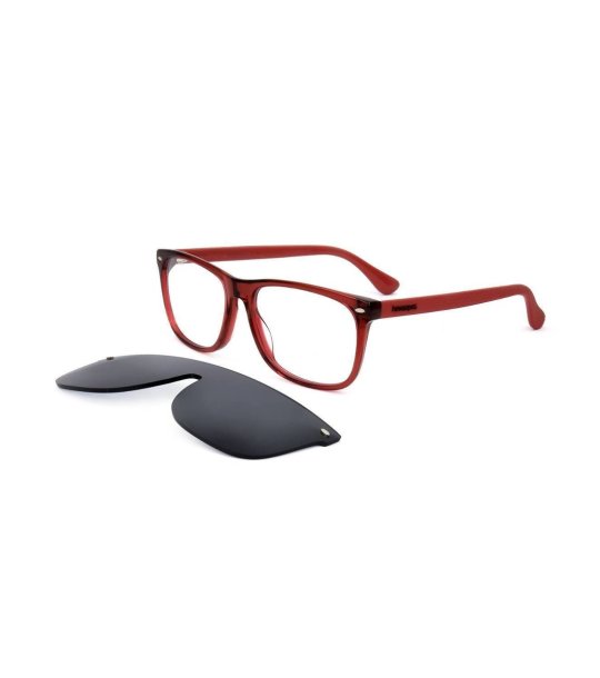 Кафяви слънчеви очила с клипс снимка