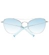 Дамски слънчеви очила с мост с метални рамки-2 снимка