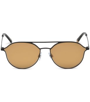 Унисекс слънчеви очила с черна метална рамка снимка