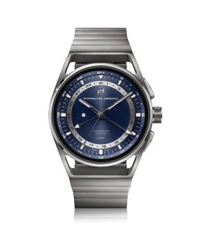 Автоматичен титаниев  часовник в цвят графит снимка